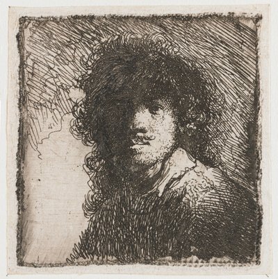 Omakuva paljaalla päällä tekijältä Rembrandt van Rijn
