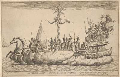 Asterion, sarjasta Vessels of the Argonauts Cosimon hääjuhlaan..., 1608. tekijältä Remigio Cantagallina