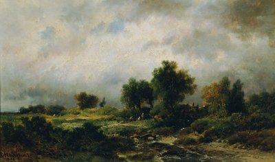 kesäinen maisema tekijältä Remigius Adrianus van Haanen