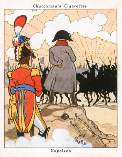 Napoleon (värilitografia) tekijältä René Bull