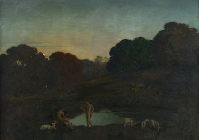 Pastoraalinen kohtaus, 1911. tekijältä René Ménard