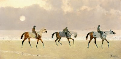 Riders on the Beach Dieppessä tekijältä René Pierre Charles Princeteau