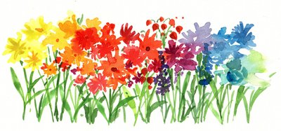 Rainbow Gardenin kukat tekijältä Renate Holzner