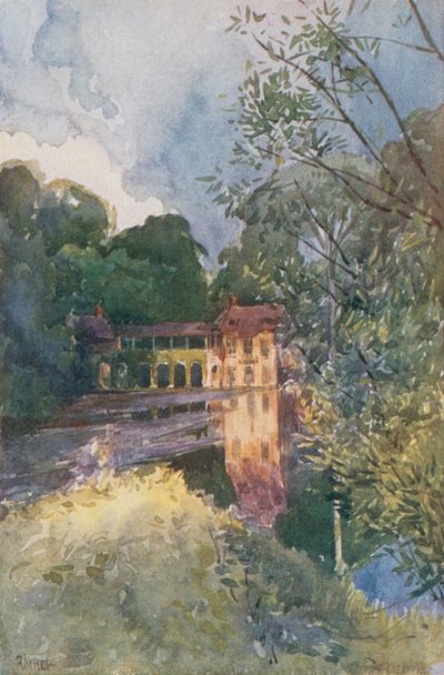 Petit Trianonin Hamlet, Versailles tekijältä Rene Binet