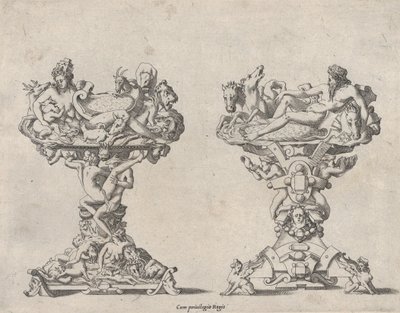 Kaksi suolakellaria, 1500-1600-luku. tekijältä Rene Boyvin