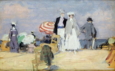 A Praia na Maré Alta (óleo sobre tela)finlandês tekijältä René François Xavier Prinet