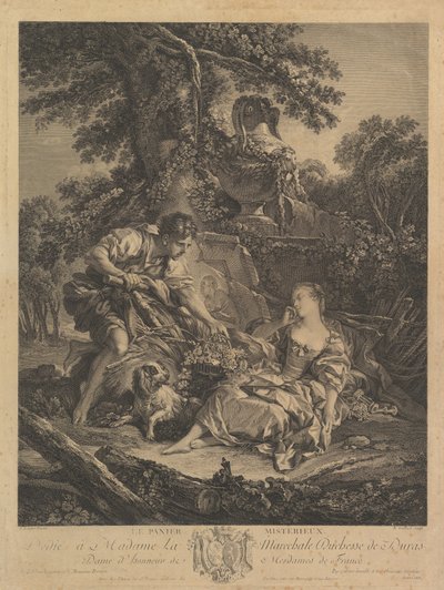 Le Panier Misterieux Salaperäinen kori, 1700-luku. tekijältä Rene Gaillard