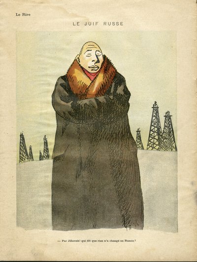Kuva Hermann-Paulista (1864-1940) Le Liressä, n. 1935 - Venäjän juutalainen - antisemitismi, Petrole - juutalainen tekijältä Rene George Hermann Paul