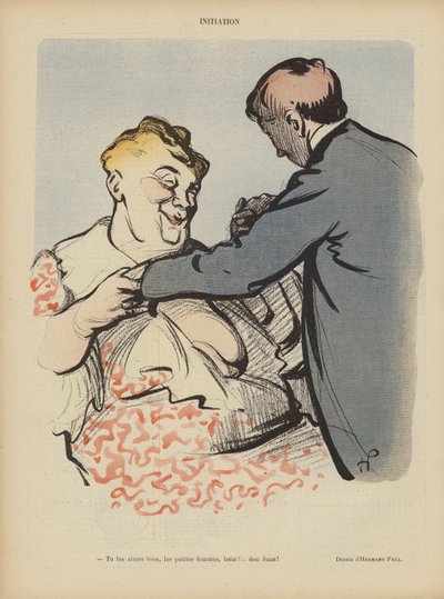 Le Rire -lehden kuvitus tekijältä Rene George Hermann Paul
