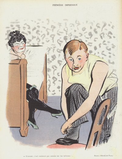 Kuvitus Le Rirelle tekijältä Rene George Hermann Paul