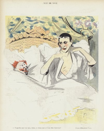 Hääyö. Kuvitus Le Rirelle tekijältä Rene George Hermann Paul
