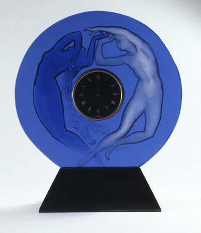 Le Jour et la Nuit (Päivä ja yö), 1926 (lasikellon kehys) tekijältä Rene Jules Lalique