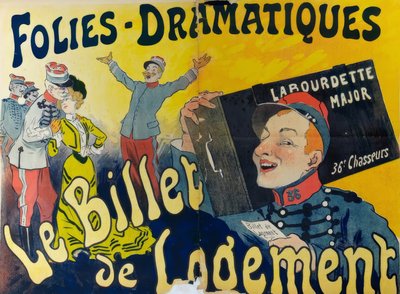 Majoituslippu tekijältä Rene Pean