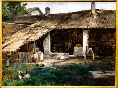 Maatilan piha tekijältä Rene Princeteau