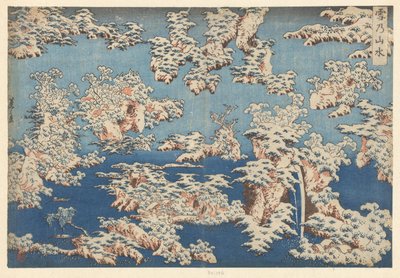 Sneeuwlandschap Yuki no sansui (nimi esineessä) tekijältä Renshi