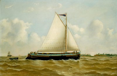 Humber-sluuppi "Harry", 1800-luvun loppupuoli ja 1900-luvun alku (öljymaalaus). tekijältä Reuben Chappell
