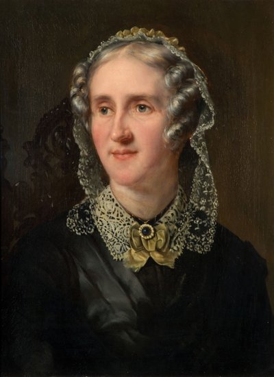 Muotokuva Elizabeth Stockdale Wilkinsonista 1799-71, 1853. tekijältä Reuben T W Sayers