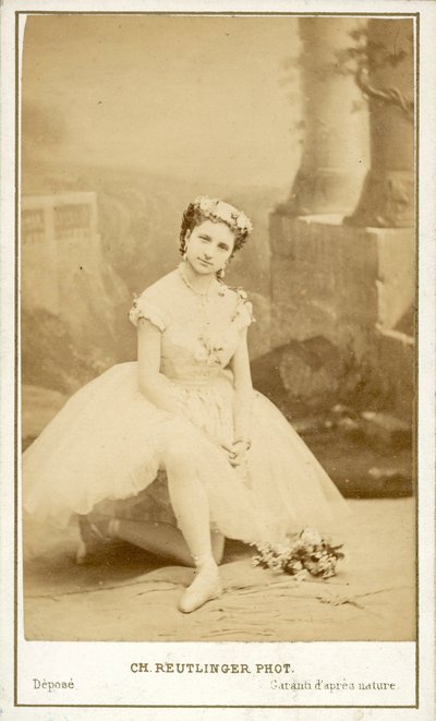 Angelina Fioretti, Pariisin oopperan italialainen baleriini (m/v kuva) tekijältä Reutlinger Studio (after)