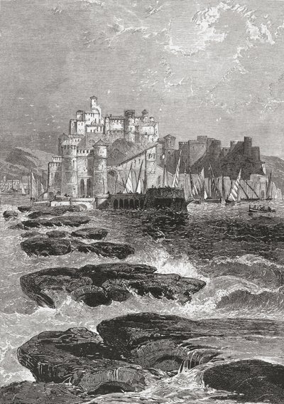 Pozzuoli, Napoli, Etelä-Italia 1800-luvun lopulla. Teoksesta Italian Pictures by Rev. Samuel Manning, julkaistu noin vuonna 1890. tekijältä Reverend Samuel Manning