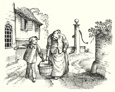 Hans Christian Andersen: Little Tuk (litho) tekijältä Rex (after) Whistler