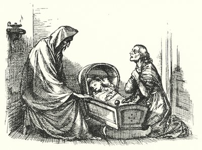 Hans Christian Andersen: Äidin tarina (litho) tekijältä Rex (after) Whistler