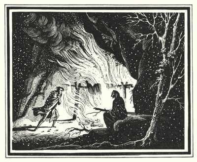 Hans Christian Andersen: Paratiisin puutarha (litho) tekijältä Rex (after) Whistler