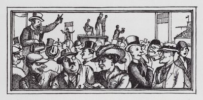 Derby (litho) tekijältä Rex (after) Whistler