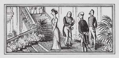 Ulkoministeriön puolue (litho) tekijältä Rex (after) Whistler