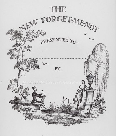 The New Forget-Me-Not … Esitetty … Tekijä (litho) tekijältä Rex (after) Whistler