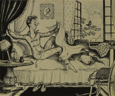 Kannattaa nousta ylös!, 1929 tekijältä Rex Whistler
