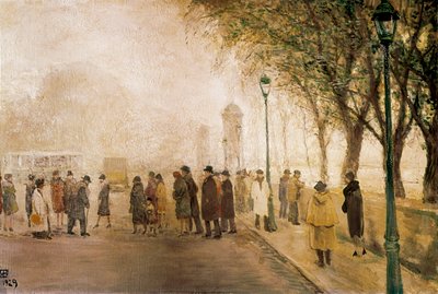 Le passage. (Öljy kankaalle tekijältä Ricardo Baroja