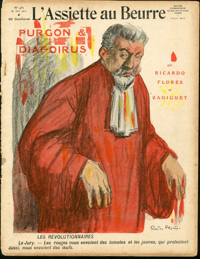 Kansi "" L’Plate au beurre", numero 482, Satiric in Colors tekijältä Ricardo Flores