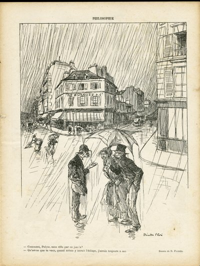 Kuvitus Ricardo Flores (1878-1918) Le Rire tekijältä Ricardo Flores