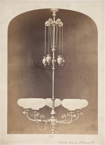 Gasolier, n 1880 tekijältä John Pardon