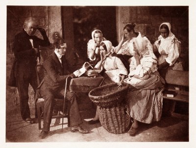 James Fairburn DD (Fairburn Reading to the Fishwives), n. 1843 tekijältä John Pardon