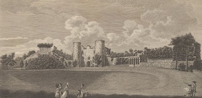 Tunbridgen linna Kentin kreivikunnassa, Edward Hastedin teoksesta The History and..., 1777-90. tekijältä Richard Bernard Godfrey