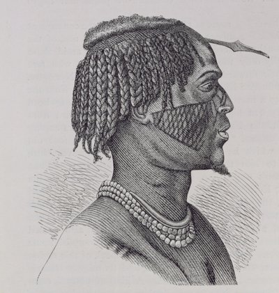 A Zandeh, Prof. Friedrich Ratzelin teoksesta The History of Mankind, Vol. III, 1898 tekijältä Richard Buchta