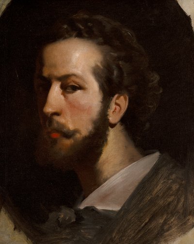 Frederic Leighton, noin 1860 (öljy kankaalle). tekijältä Richard Buckner