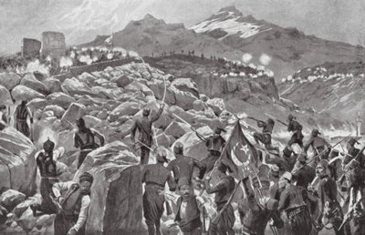 Kreetalaisten kapina turkkilaisia vastaan tekijältä Richard Caton II (after) Woodville