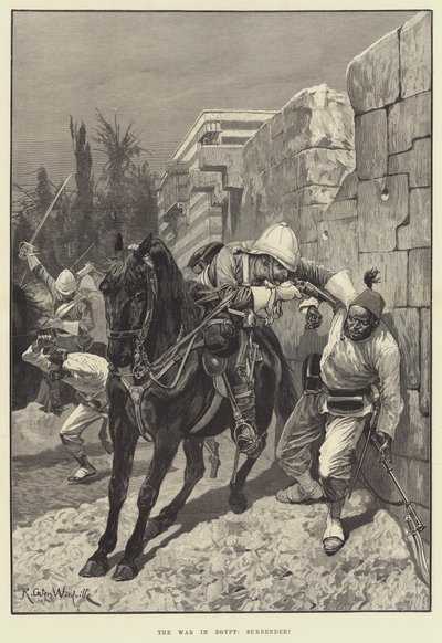 Egyptin sota, antaudu! (kaiverrus) tekijältä Richard Caton II (after) Woodville