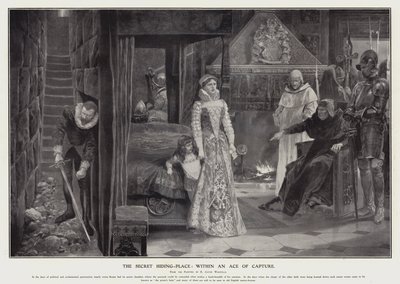 Salainen piilopaikka: sieppausässän sisällä (litho) tekijältä Richard Caton II (after) Woodville