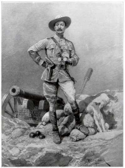 Kenraalimajuri Robert Baden Powell 1857-1941, 1900. tekijältä Richard Caton II Woodville