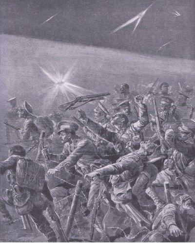 Piikkilangan kietomana: History of the Great War Vol. 3, Waverley Book Co Limited, n. 1920. tekijältä Richard Caton Woodville