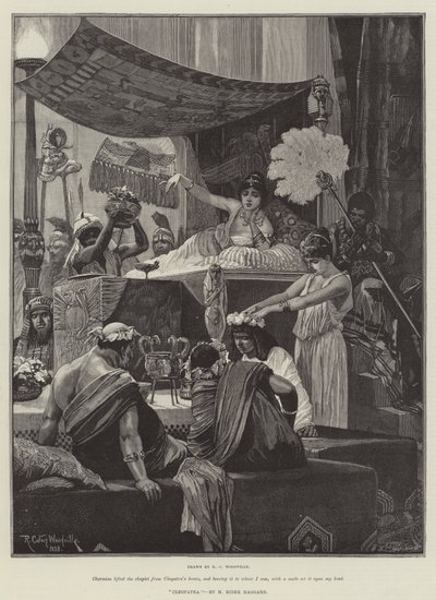 Kleopatra, kirjoittanut H Rider Haggard tekijältä Richard Caton Woodville junior