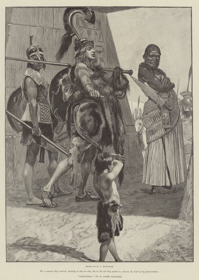 Kleopatra, kirjoittanut H Rider Haggard tekijältä Richard Caton Woodville junior