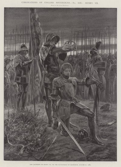 Englannin hallitsijoiden kruunaukset, Henry VII tekijältä Richard Caton Woodville junior
