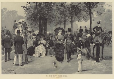 Rivillä, Hyde Park tekijältä Richard Caton Woodville junior