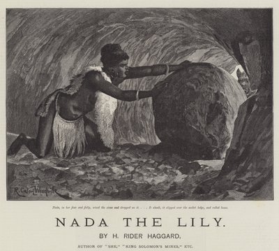 Nada lilja, kirjoittanut H Rider Haggard tekijältä Richard Caton Woodville junior