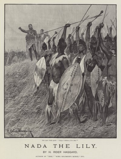 Nada lilja, kirjoittanut H Rider Haggard tekijältä Richard Caton Woodville junior