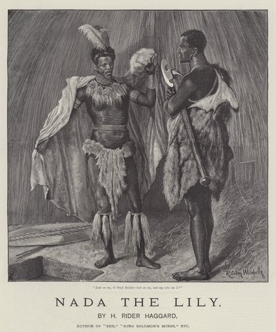 Nada lilja, kirjoittanut H Rider Haggard tekijältä Richard Caton Woodville junior